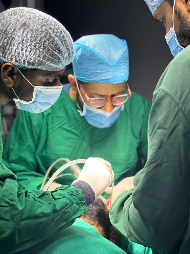 Clinical surgery procedure