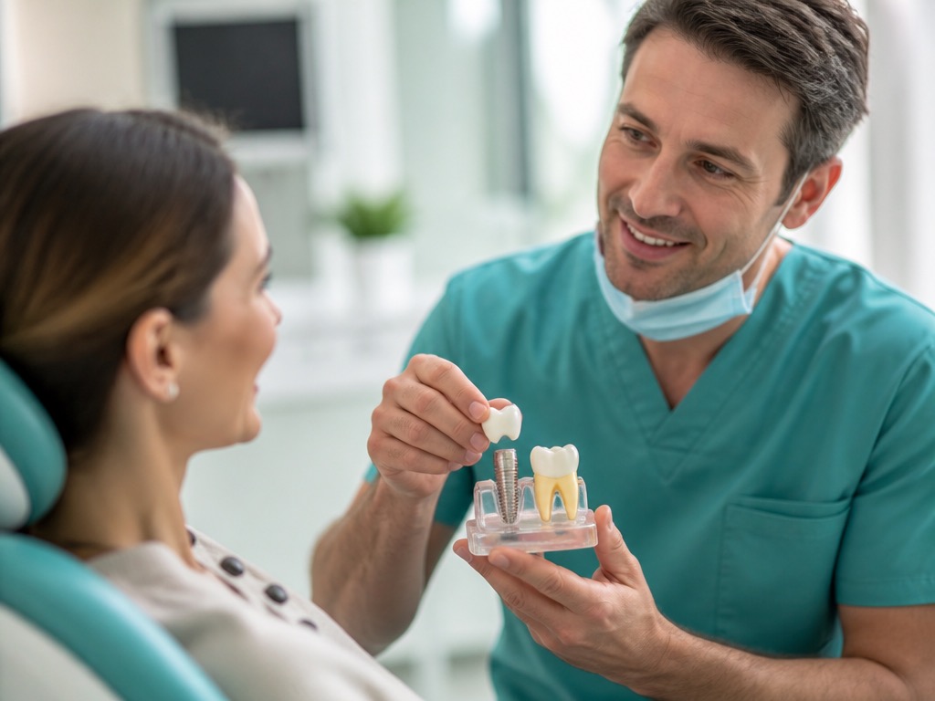 Dental fluoride application protecting tooth enamel from decay