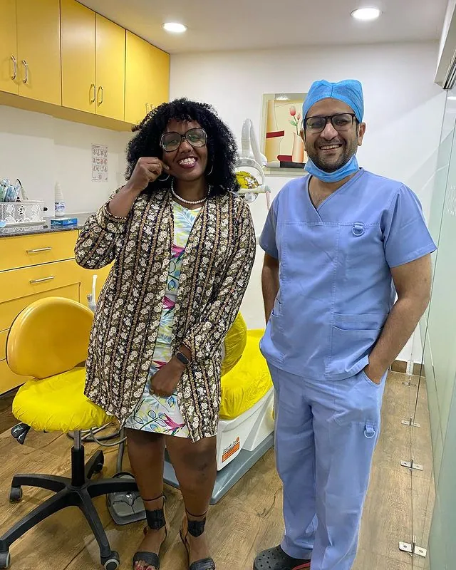 Redesign Dental Clinics Instagram post - Patient smile transformation